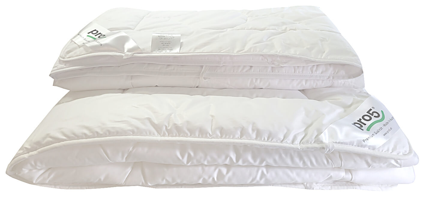 Traumhafte Vierjahreszeiten-Bettdecke mit Tencel Naturfaserfüllung